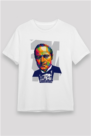 Godfather Beyaz Unisex Tişört T-Shirt