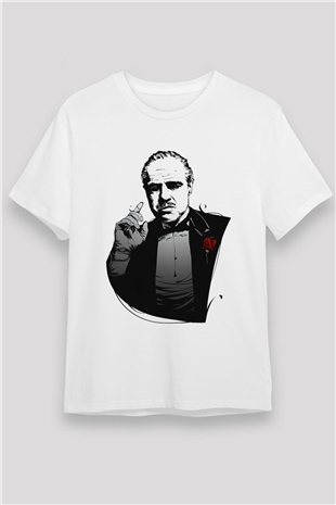 Godfather Beyaz Unisex Tişört T-Shirt