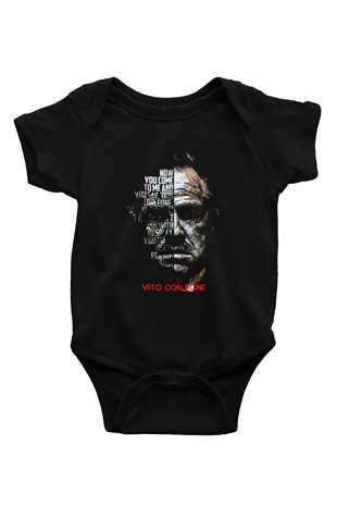 Godfather Siyah Bebek Body - Zıbın