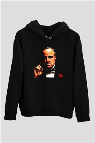Godfather Siyah Unisex Hoodie