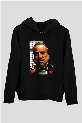 Godfather Siyah Unisex Hoodie