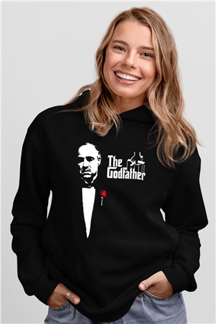 Godfather Siyah Unisex Hoodie