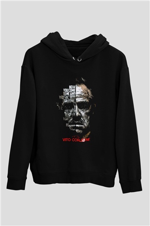 Godfather Siyah Unisex Hoodie
