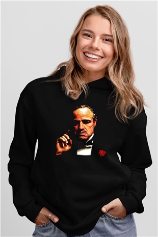Godfather Siyah Unisex Hoodie