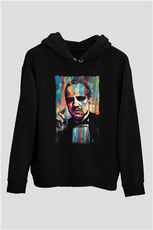 Godfather Siyah Unisex Hoodie