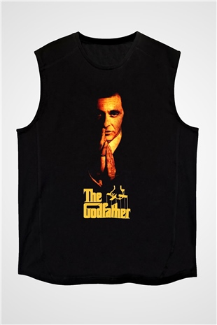 Godfather Siyah Unisex Kolsuz Tişört