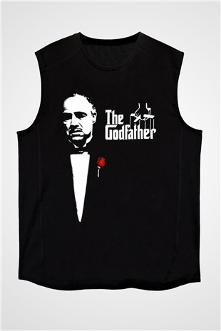 Godfather Siyah Unisex Kolsuz Tişört