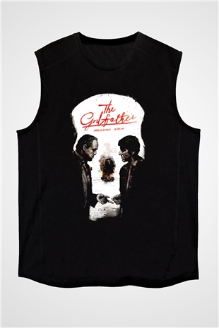 Godfather Siyah Unisex Kolsuz Tişört