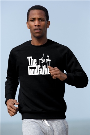 Godfather Siyah Unisex Sweatshirt