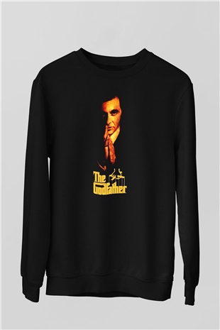 Godfather Siyah Unisex Sweatshirt