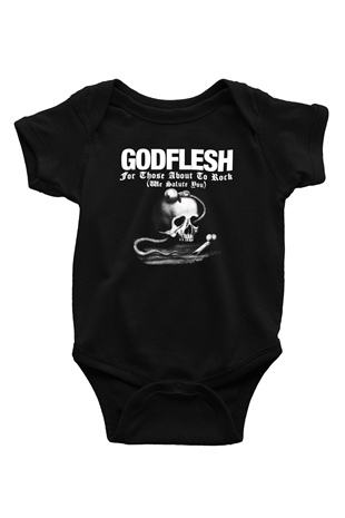 Godflesh Siyah Bebek Body - Zıbın