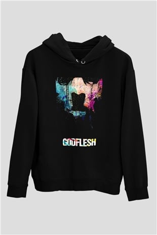 Godflesh Siyah Unisex Hoodie