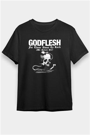 Godflesh Siyah Unisex Tişört T-Shirt - TişörtFabrikası