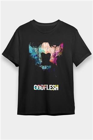 Godflesh Siyah Unisex Tişört T-Shirt - TişörtFabrikası