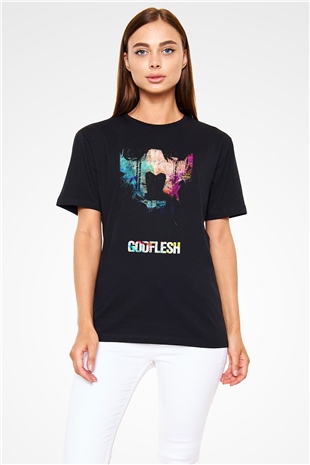 Godflesh Siyah Unisex Tişört T-Shirt - TişörtFabrikası