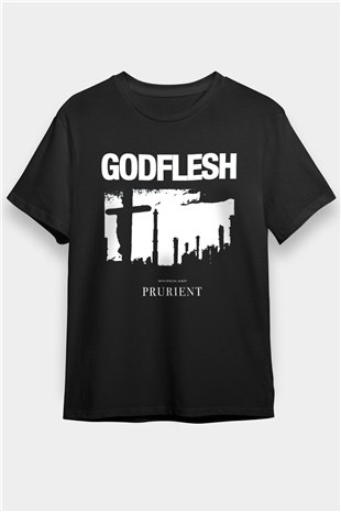 Godflesh Siyah Unisex Tişört T-Shirt - TişörtFabrikası