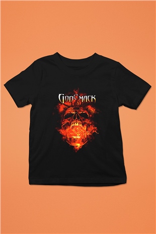 Godsmack Baskılı Siyah Unisex Çocuk Tişört