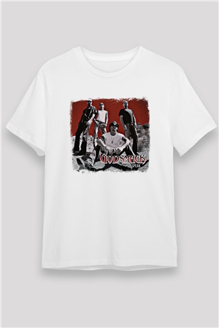Godsmack Baskılı Unisex Beyaz Tişört