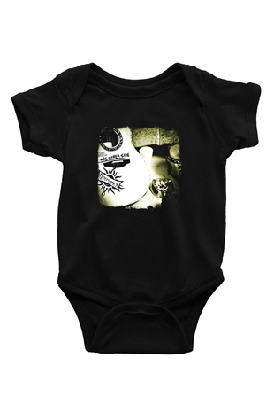Godsmack Baskılı Unisex Siyah Bebek Body - Zıbın