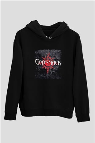 Godsmack Baskılı Unisex Siyah Hoodie