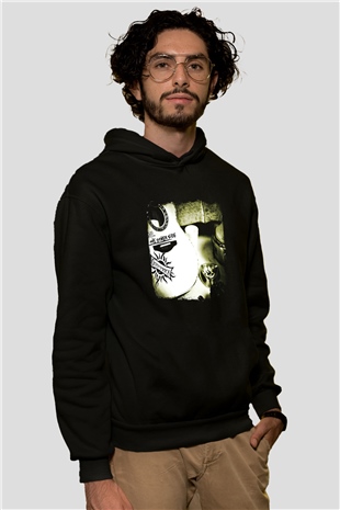 Godsmack Baskılı Unisex Siyah Hoodie