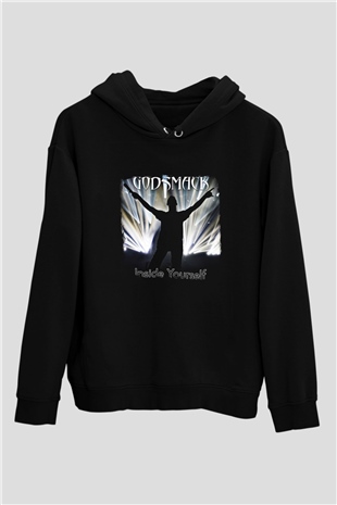 Godsmack Baskılı Unisex Siyah Hoodie