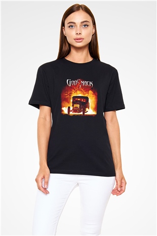 Godsmack Baskılı Unisex Siyah Tişört