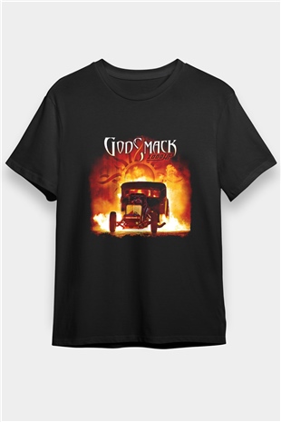 Godsmack Baskılı Unisex Siyah Tişört