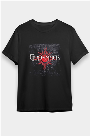 Godsmack Baskılı Unisex Siyah Tişört