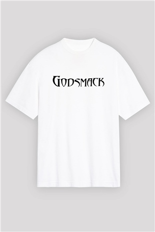 Godsmack Beyaz Unisex Oversize Tişört T-Shirt