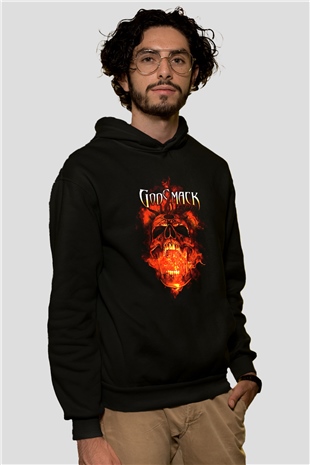 Godsmack Siyah Unisex Hoodie