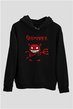 Godsmack Siyah Unisex Kapüşonlu Sweatshirt