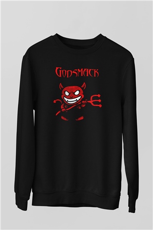 Godsmack Siyah Unisex Sweatshirt