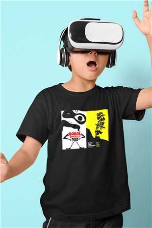 Gogol Bordello Baskılı Siyah Unisex Çocuk Tişört