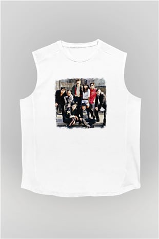 Gogol Bordello Baskılı Unisex Beyaz Kolsuz Tişört
