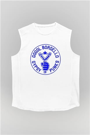 Gogol Bordello Beyaz Unisex Kolsuz Tişört