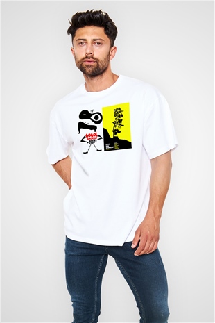 Gogol Bordello Beyaz Unisex Oversize Tişört T-Shirt