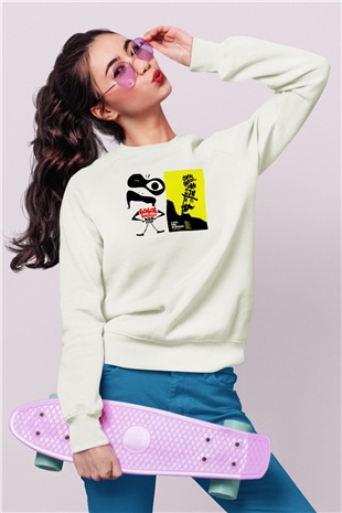 Gogol Bordello Beyaz Unisex Sweatshirt