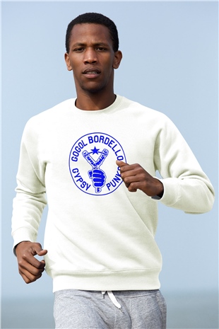 Gogol Bordello Beyaz Unisex Sweatshirt