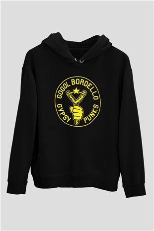 Gogol Bordello Siyah Unisex Hoodie