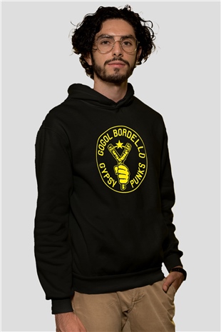Gogol Bordello Siyah Unisex Hoodie