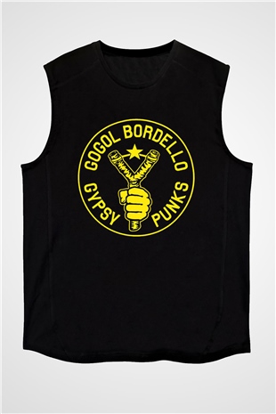 Gogol Bordello Siyah Unisex Kolsuz Tişört
