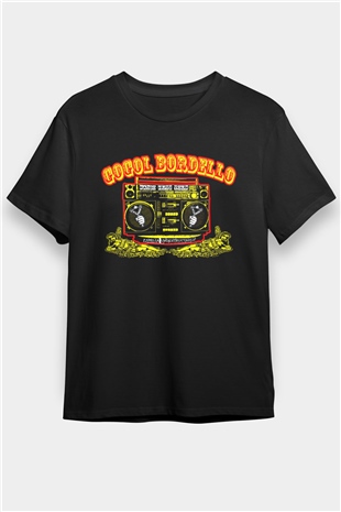 Gogol Bordello Siyah Unisex Tişört T-Shirt - TişörtFabrikası