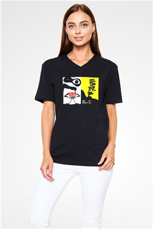 Gogol Bordello Siyah Unisex V Yaka Tişört T-Shirt