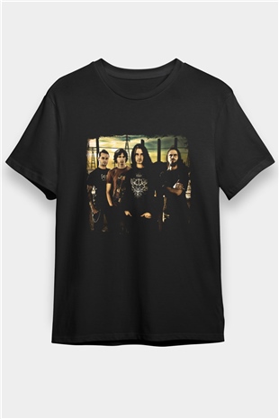 Gojira Baskılı Unisex Siyah Tişört