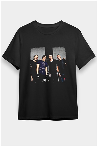 Gojira Baskılı Unisex Siyah Tişört