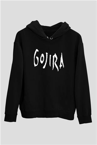 Gojira Siyah Unisex Hoodie
