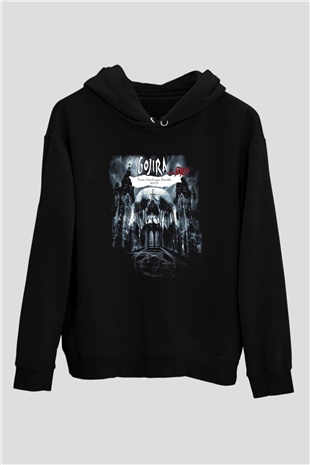 Gojira Siyah Unisex Hoodie