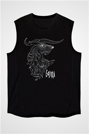 Gojira Siyah Unisex Kolsuz Tişört