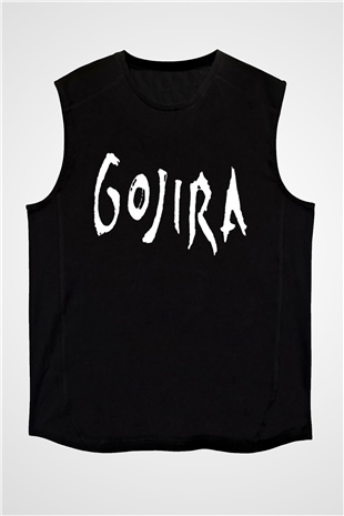 Gojira Siyah Unisex Kolsuz Tişört